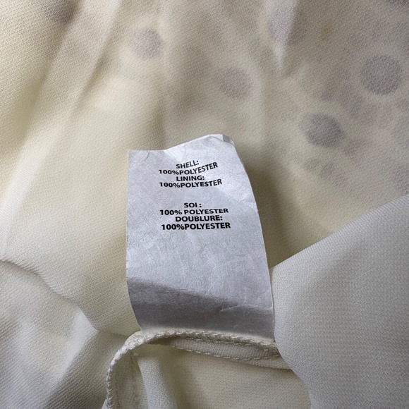 NWT- Ramy‎ Brook - MAYA TIERED MINI DRESS Cream Gold Size XS - Picture 9 of 13